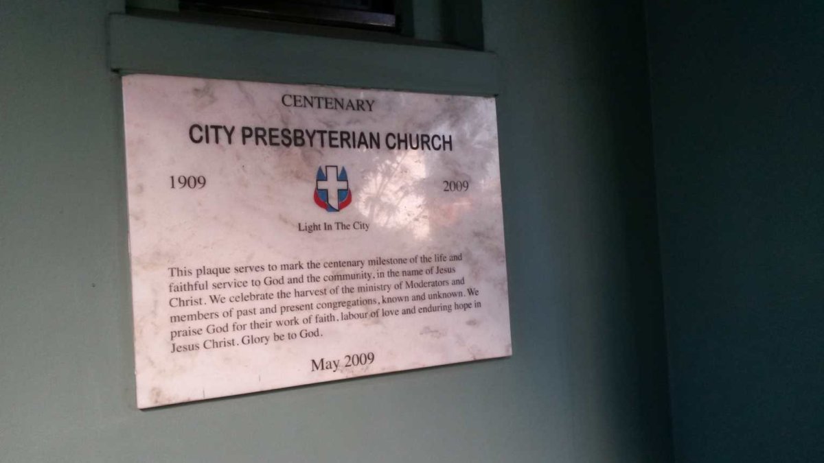 2. Centenary plaque 1909-2009