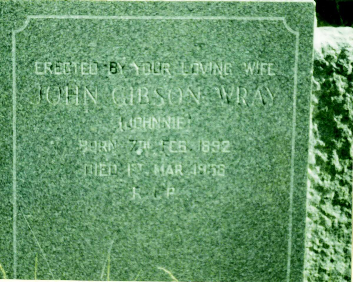 WRAY John Gibson 1892-1956