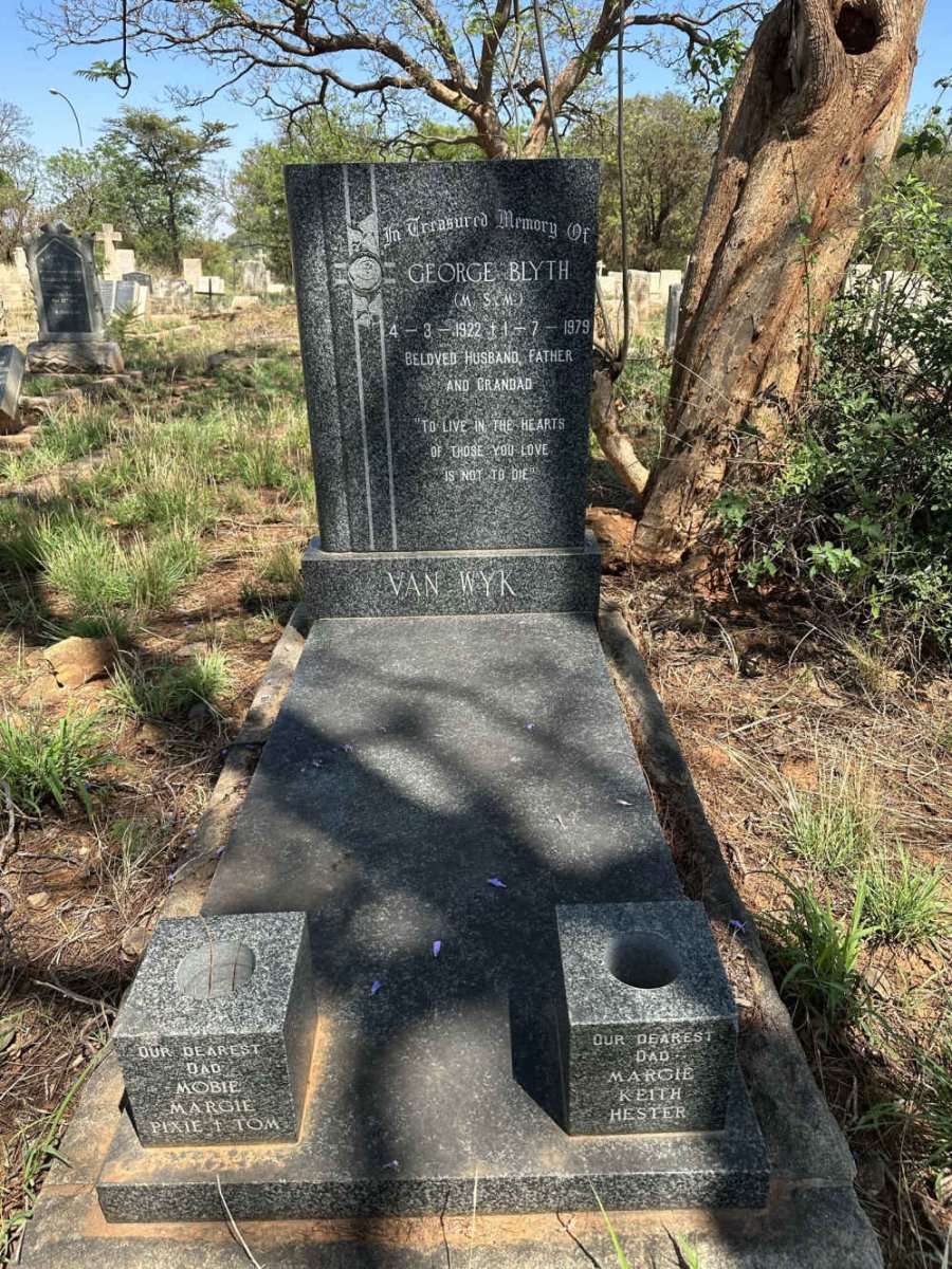 WYK George Blyth, van 1922-1979