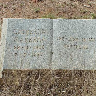 MARKHAM Catherina 1886-1967