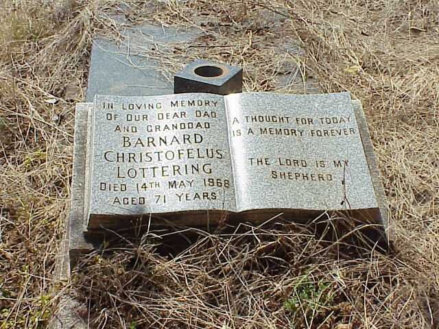 LOTTERING Barnard Christofelus -1968