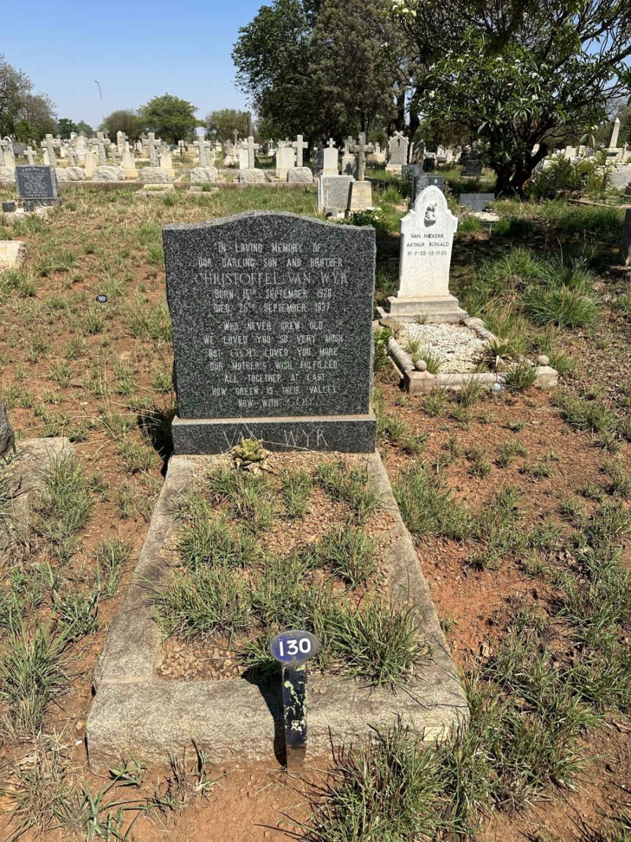 WYK Christoffel, van 1926-1937