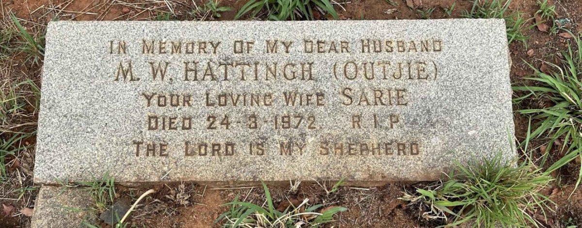 HATTINGH M.W. -1972