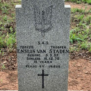 STADEN Enslin, van 1957-1976