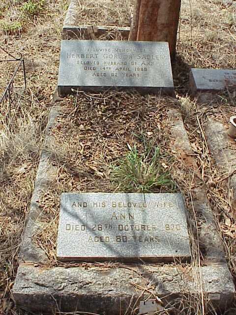 SADLER Herbert Gordon -1968 &amp; Ann -1970  _1