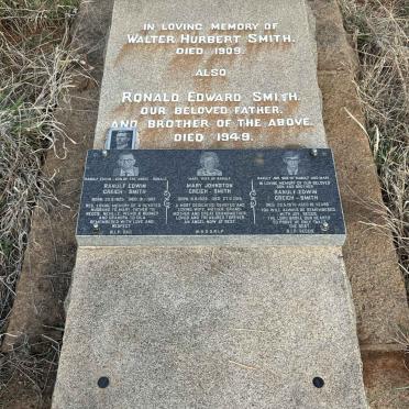 SMITH Walter Hurbert Smith -1909 :: SMITH Ronald Edward -1949