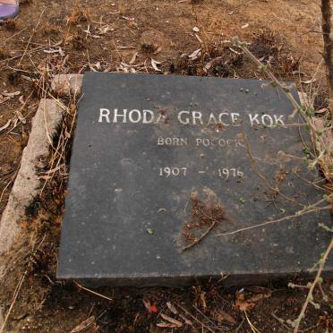 KOK Rhoda Grace nee POCOCK 1907-1976