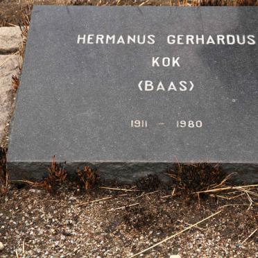 KOK Hermanus Gerhardus 1911-1980