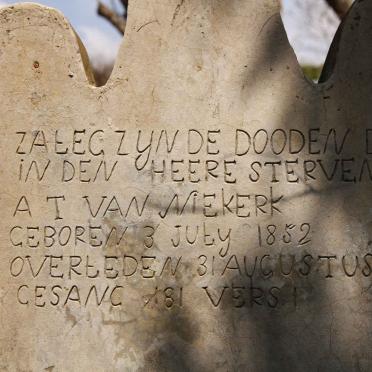 NIEKERK A.T., van 1852-1926