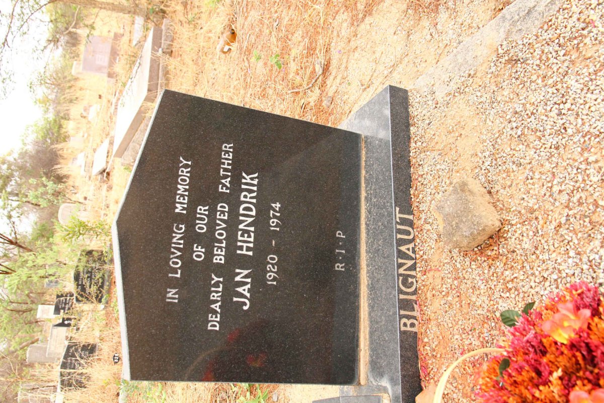 BLIGNAUT Jan Hendrik 1920-1974