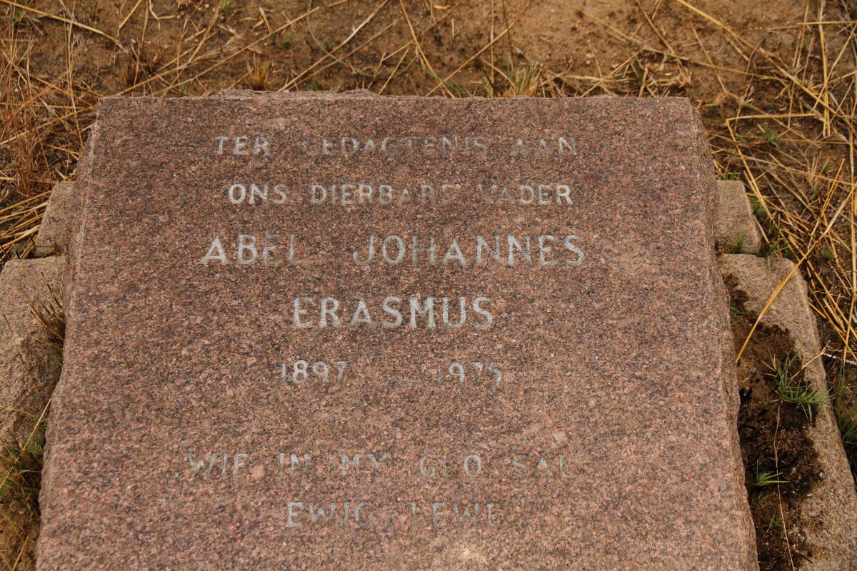 ERASMUS Abel Johannes 1897-1975