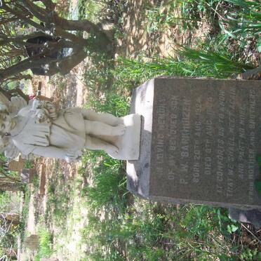 BARKHUIZEN P.W. 1924-1934