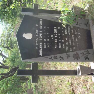 COOMER Johanna Sophia 1927-1981 :: COOMER Susan 1963-1981
