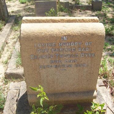 DYKE George Thomas -1939