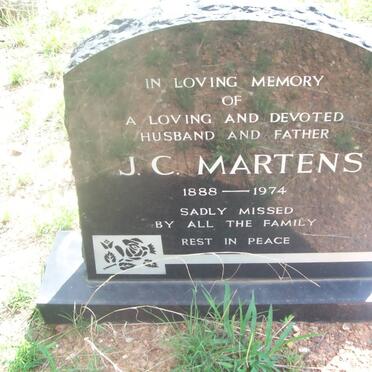 MARTENS J.C. 1888-1974