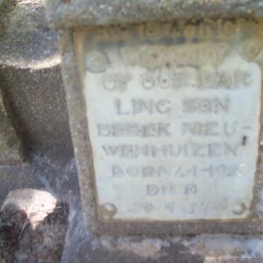 NIEUWENHUIZEN Derek 1925-19?