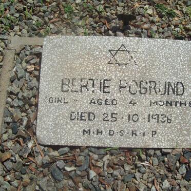 POGRUND Bertie -1936