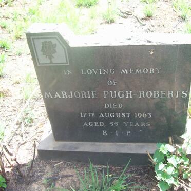 ROBERTS Marjorie, Pugh -1963