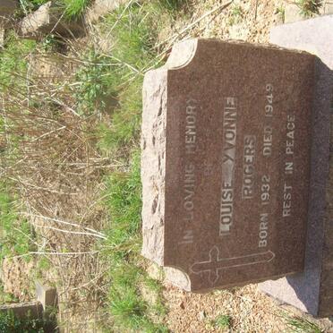 ROGERS Louise Yvonne 1932-1949