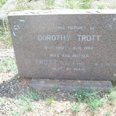 TROTT Dorothy 1910-1966 :: TROTT S. 191?-19??