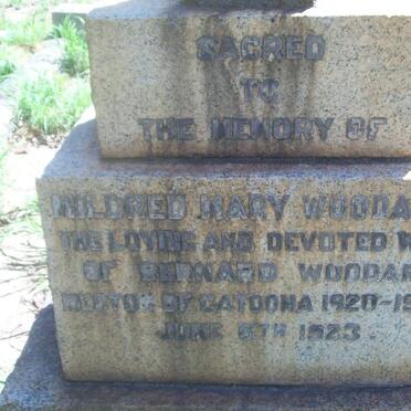 WOODARD Mildred Mary -1923