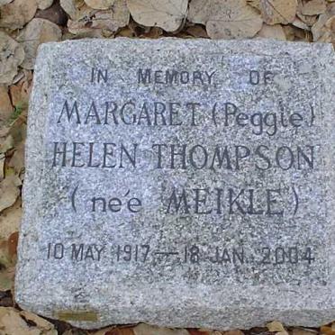 THOMPSON Margaret Helen 1917-2004