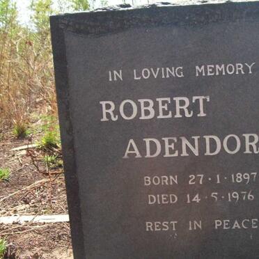 ADENDORFF Robert 1897-1976