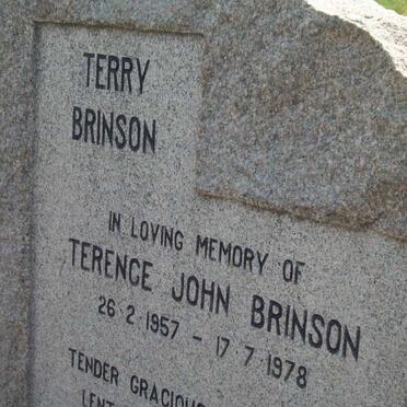 BRINSON Terence John 1957-1978