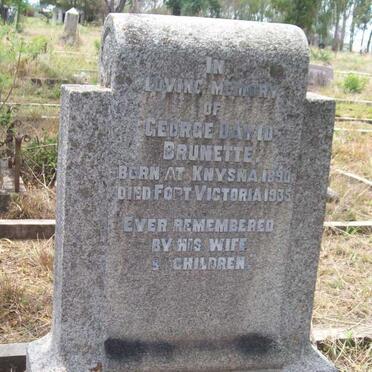 BRUNETTE George David 1890-1935