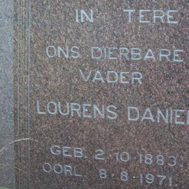 BILJON Lourens Daniel, van 1883-1971