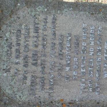 ELLIOTT Louisa Ann -1944