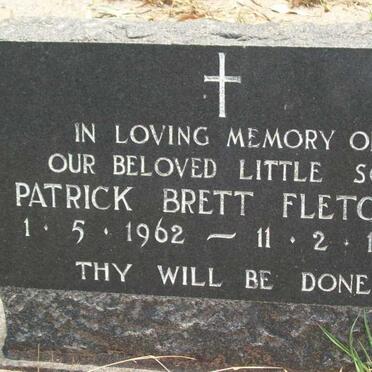 FLETCHER  Patrick Brett 1962-1963