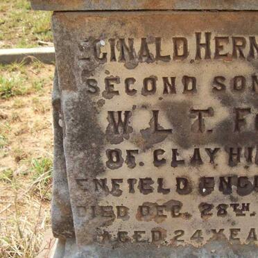 FOY Reginald Herne -1896