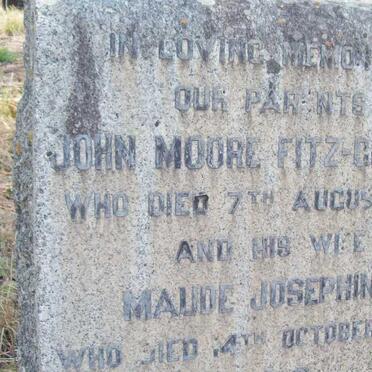 FITZGERALD John Moore -1941 &amp;   Maude Josephine -1944
