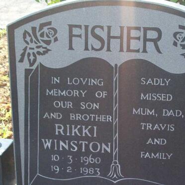 FISHER Rikki Winston 1960-1983