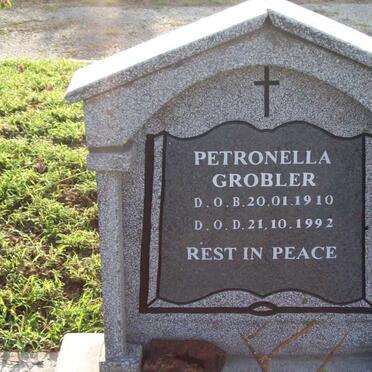 GROBLER Petronella 1910-1992