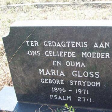 GLOSS Maria nee STRYDOM 1896-1971