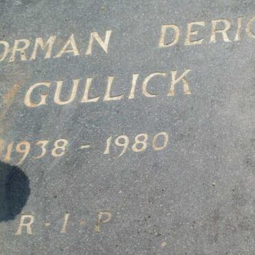 GULLICK Norman Deric 1938-1980
