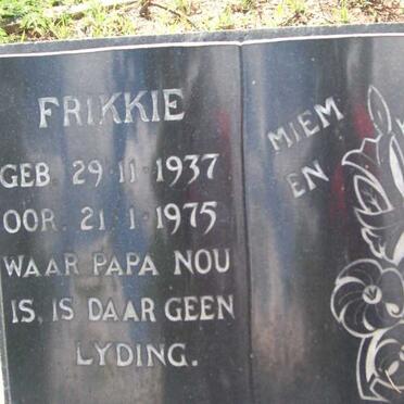 HAMMAN Frikkie 1937-1975