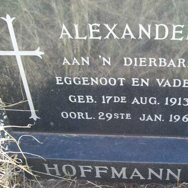 HOFFMANN Alexander 1913-1969