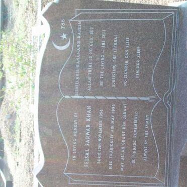 KHAN Feisal Sarwar 1958-1996