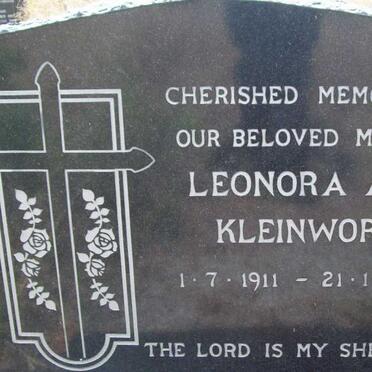 KLEINWORT Leonora Ann 1911-1968
