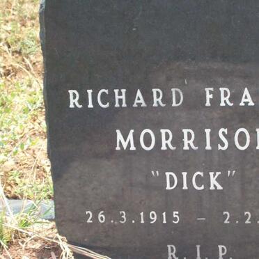 MORRISON Richard Francis 1915-1992