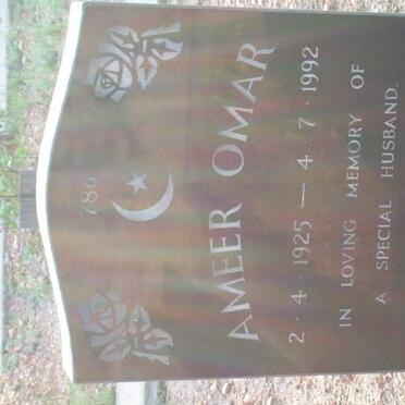 OMAR Ameer 1925-1992