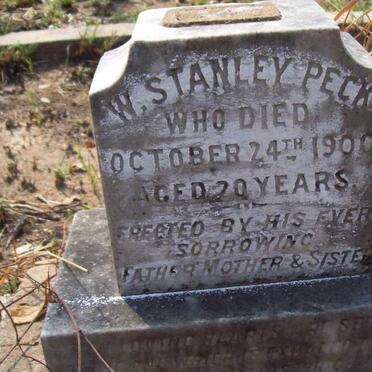 PECK W. Stanley -1900