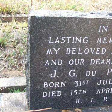 PREEZ J.G., du 1916-1965