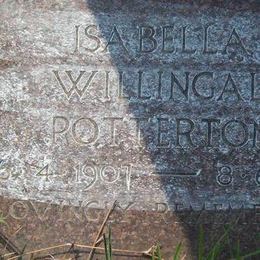 POTTERTON Isabella Willingale 1907-1985