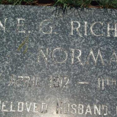 RICHARDS N.E.G. 1912- 198?