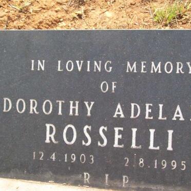 ROSSELLI Dorothy Adelaine 1903-1995