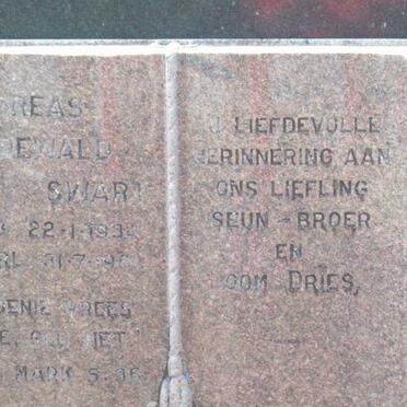 SWART Andreas Dewald 1934-196?